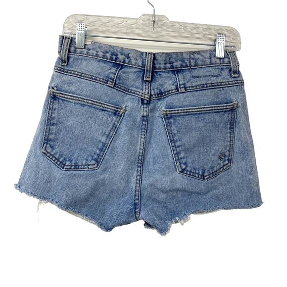 Lovers + Friends Womens Size 27 Light Blue Denim Shorts - Picture 7 of 7